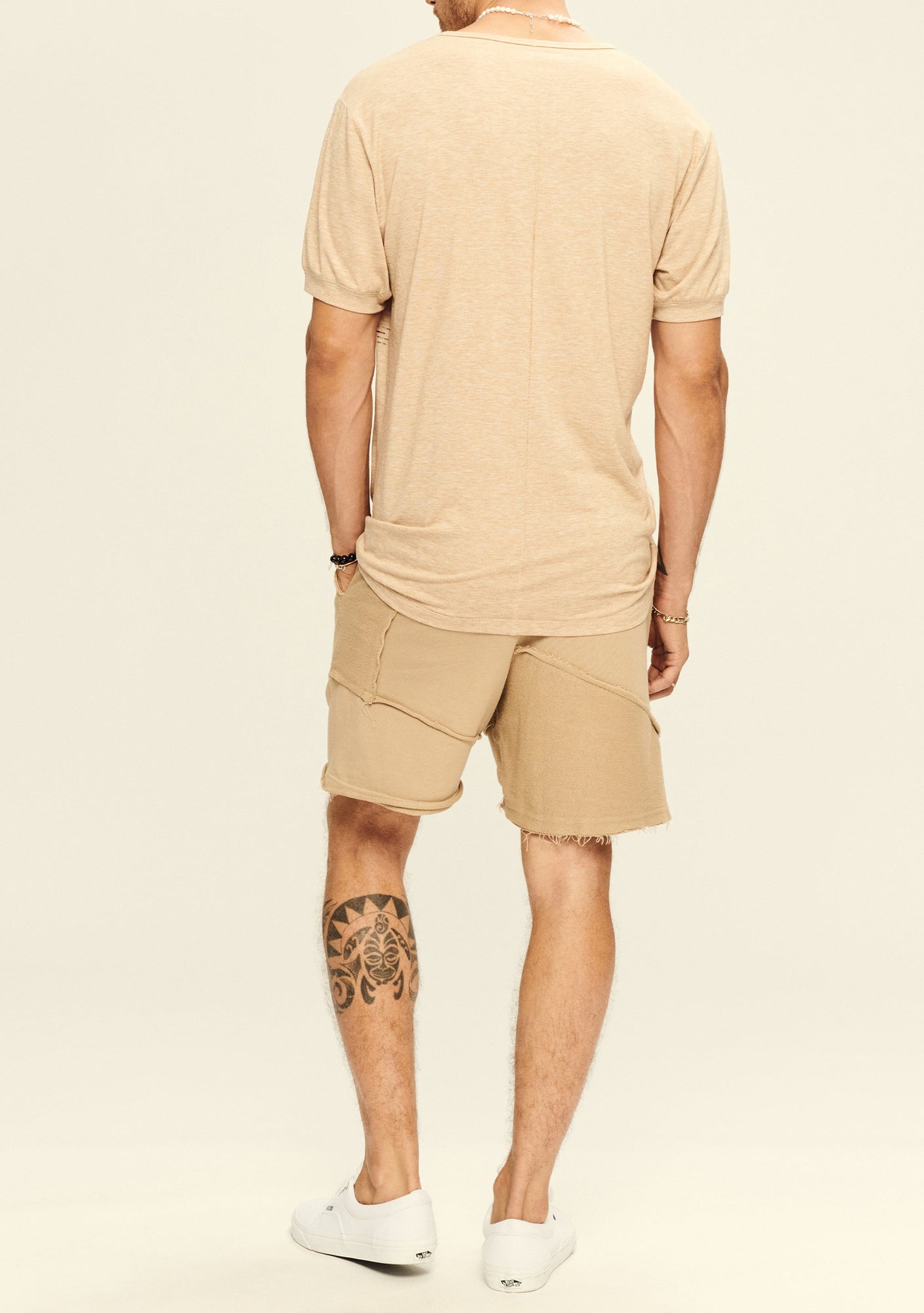 Mens | Jake Muscle Slim T-Shirt | Sand