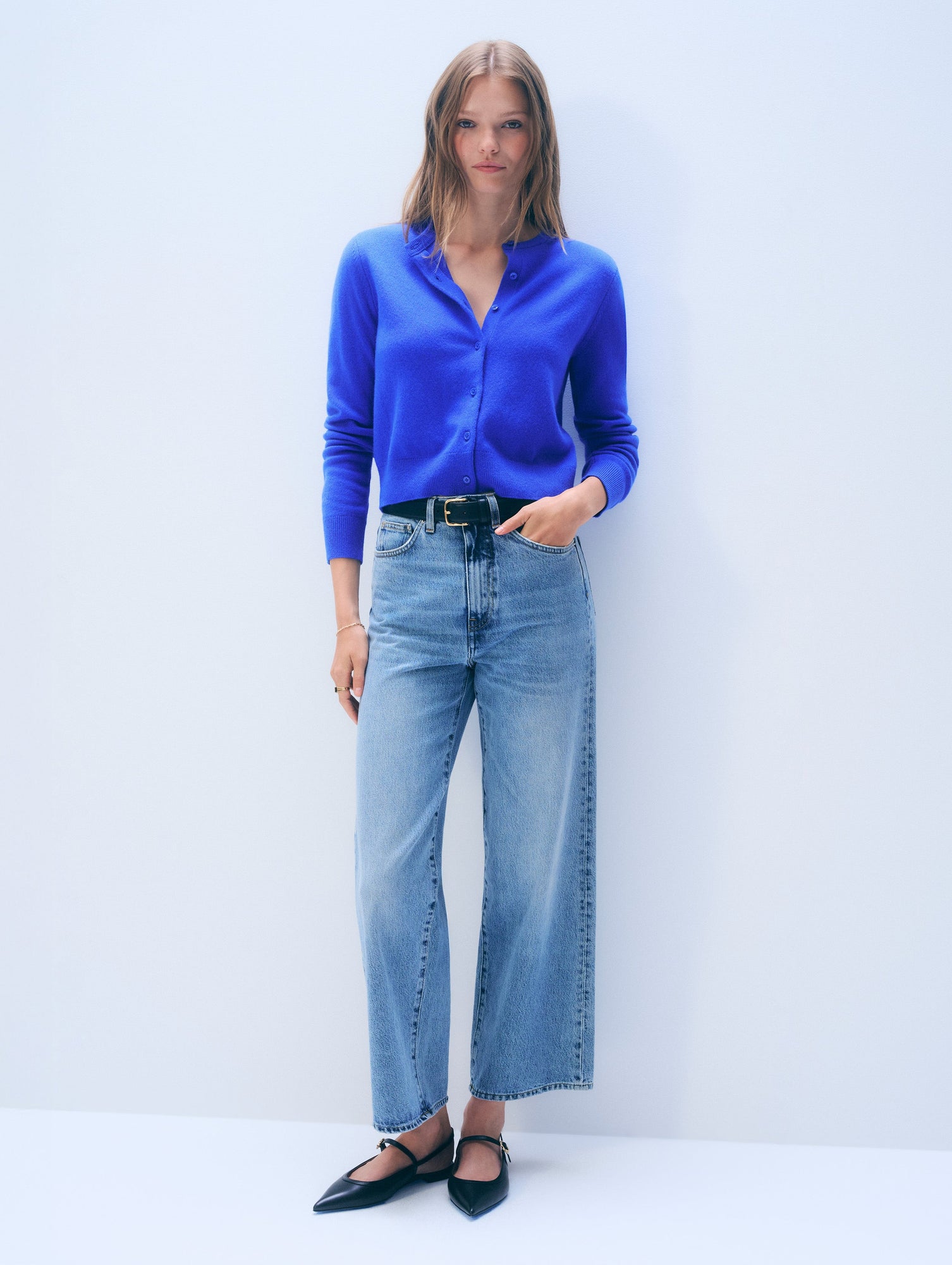 Cashmere Crewneck | Cobalt Blue