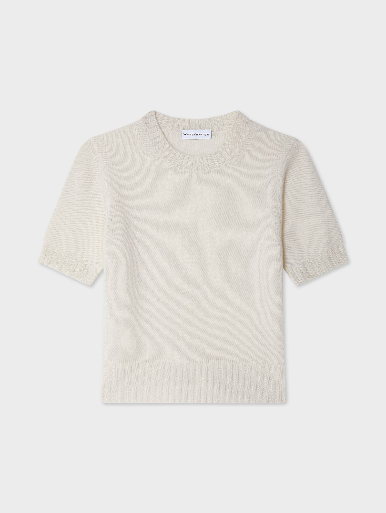 Cashmere T-Shirt | Soft White