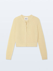 Cashmere Mesh Cardigan | Lemonade