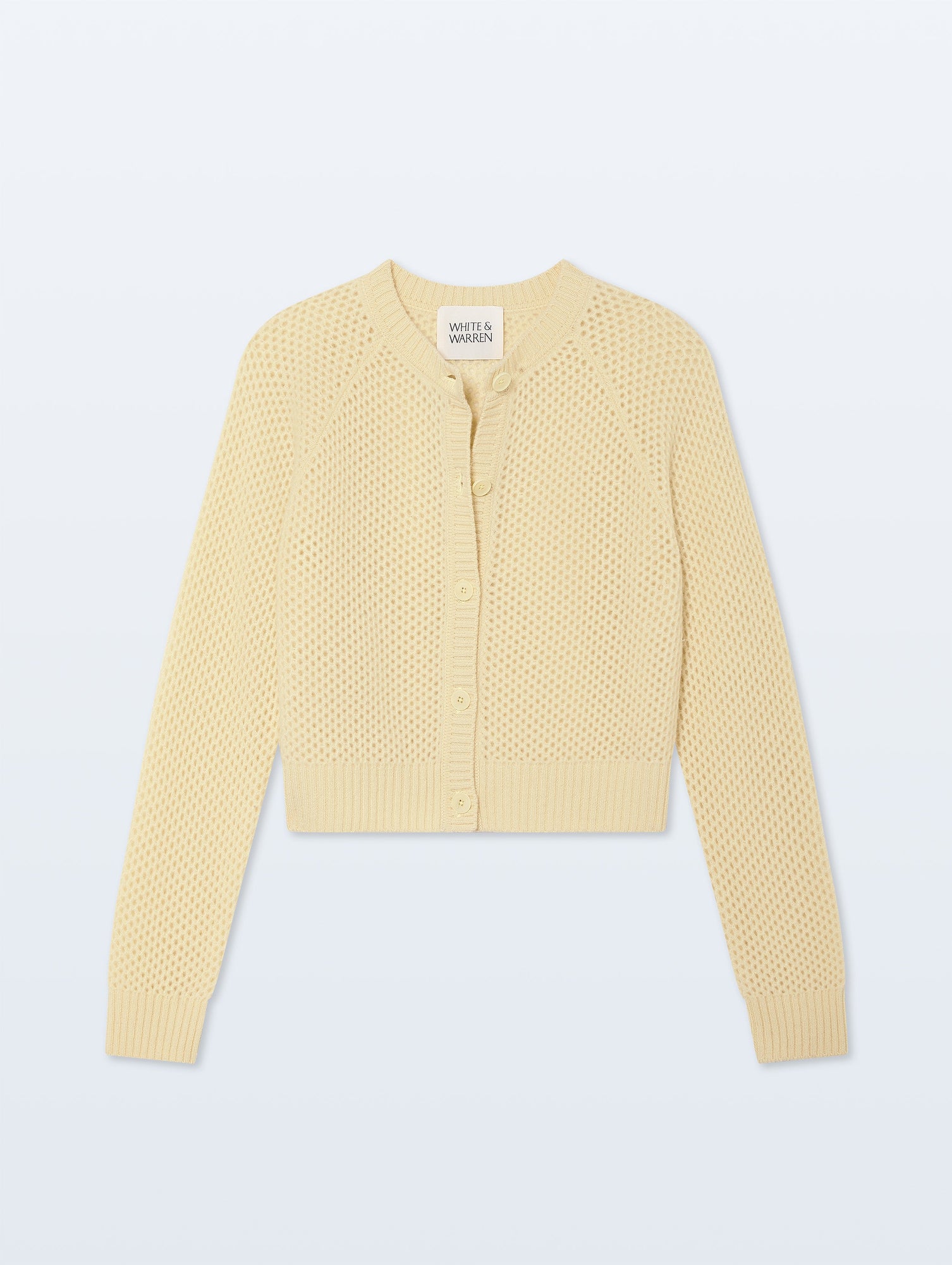 Cashmere Mesh Cardigan | Lemonade
