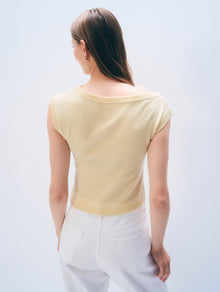 Cashmere Off Shoulder Top | Lemonade