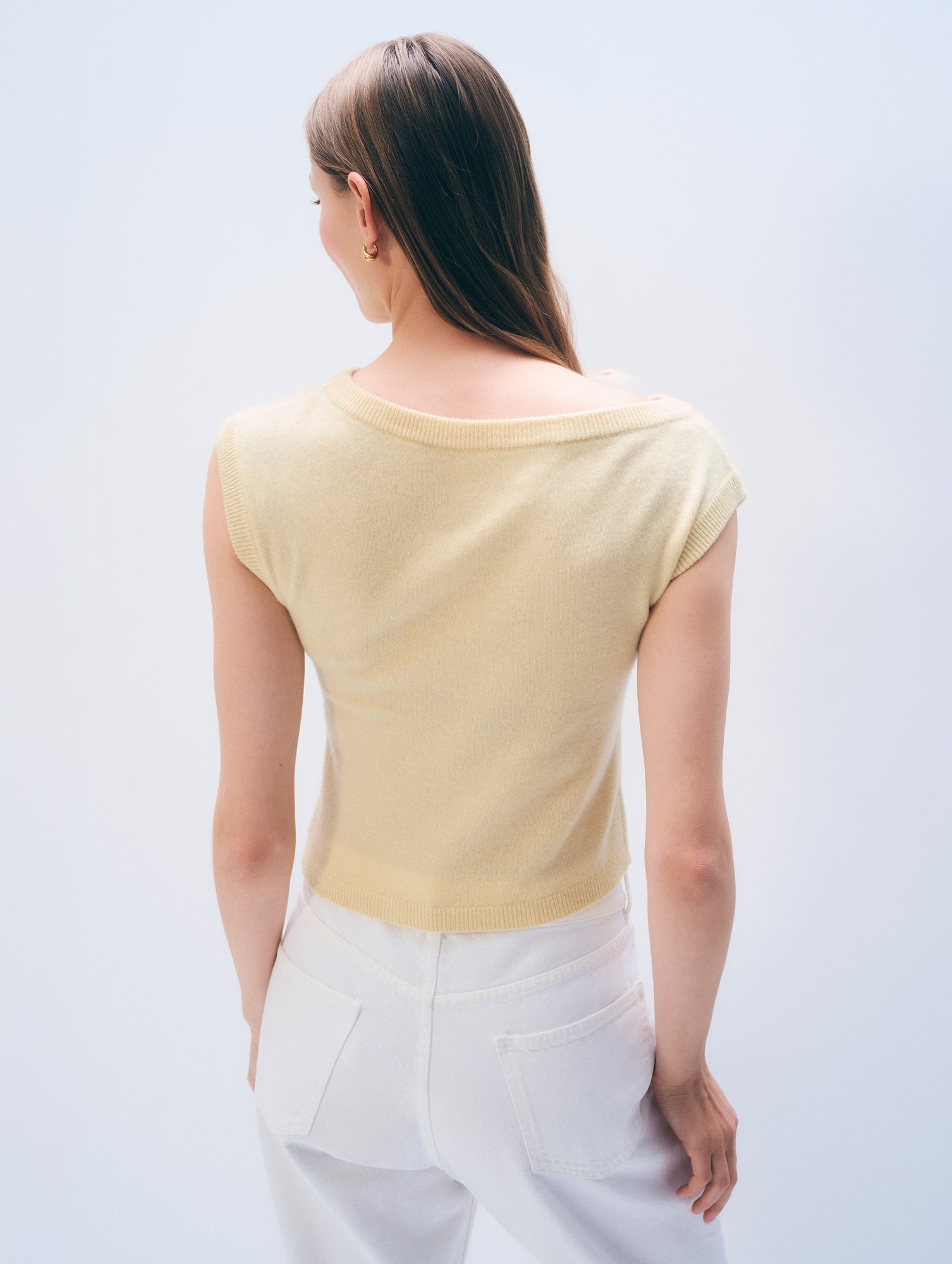 Cashmere Off Shoulder Top | Lemonade