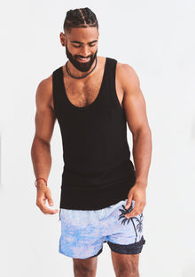 Mens | Bree Swim Short | Sunrise Palm