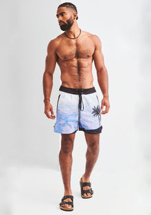 Mens | Bree Swim Short | Sunrise Palm