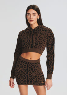 Womens | Gianna Skirt | Cheetah Jacquard