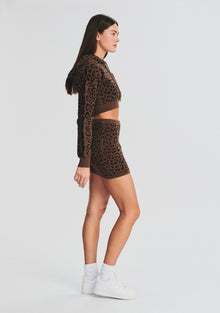 Womens | Gianna Skirt | Cheetah Jacquard