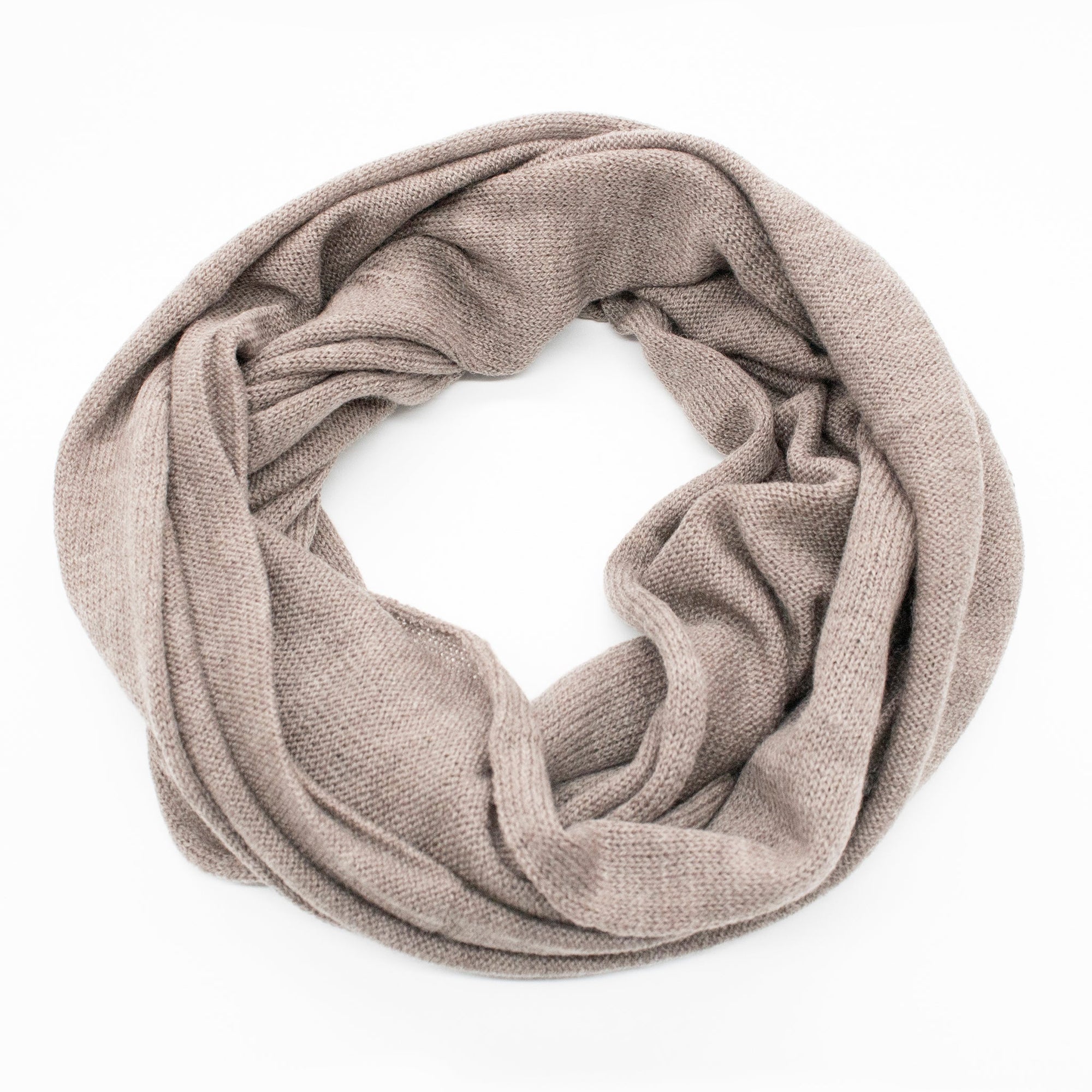 Merino Loop Scarf | Light Brown