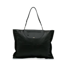 Burberry | Pre-Owned Lambskin Olympia Scarf Tote | Black