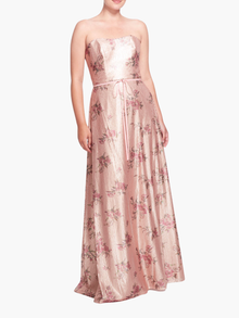 Avola Floral Gown | Blush