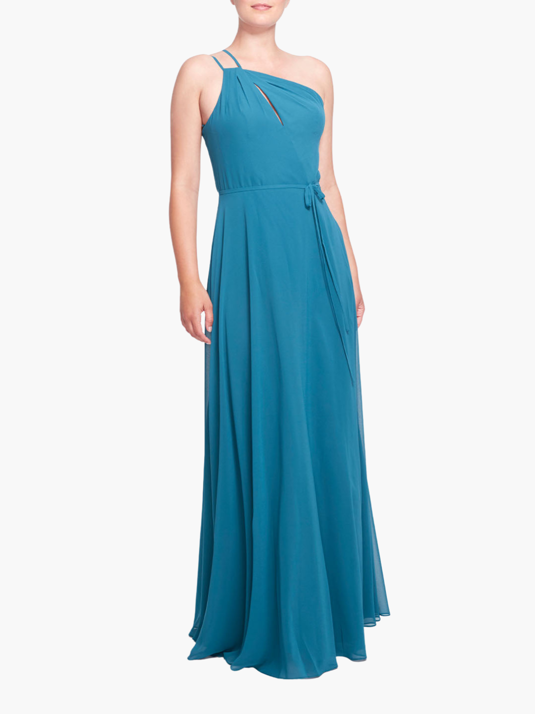 Pescara Peek-A-Boo Gown | Emerald