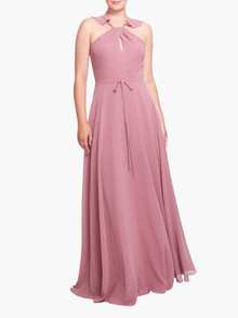 Pavia Solid Gown | Mauve
