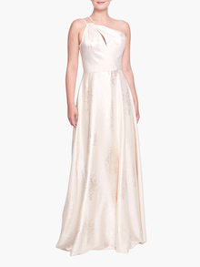 Barletta One -Shoulder Gown | Champagne