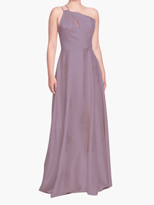 Barletta One-Shoulder Gown | Lavender