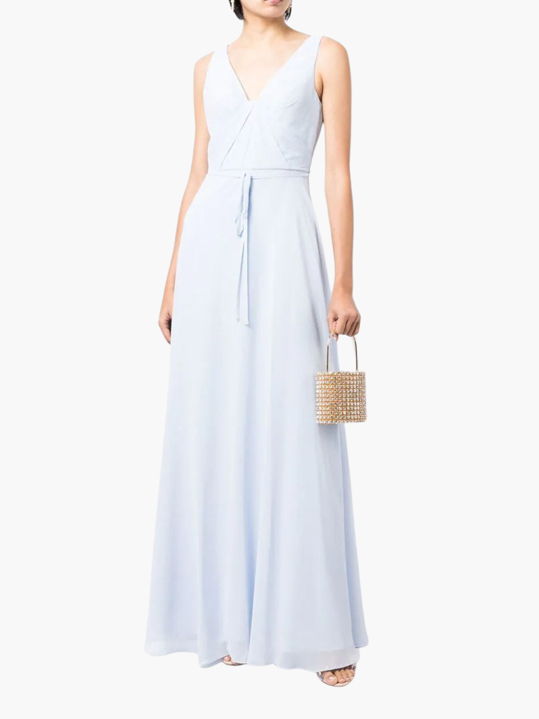 Calabria Back Detail Gown | Ice Blue