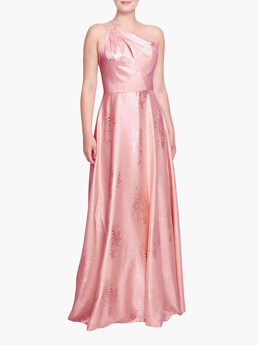 Barletta One Shoulder Gown | Rose