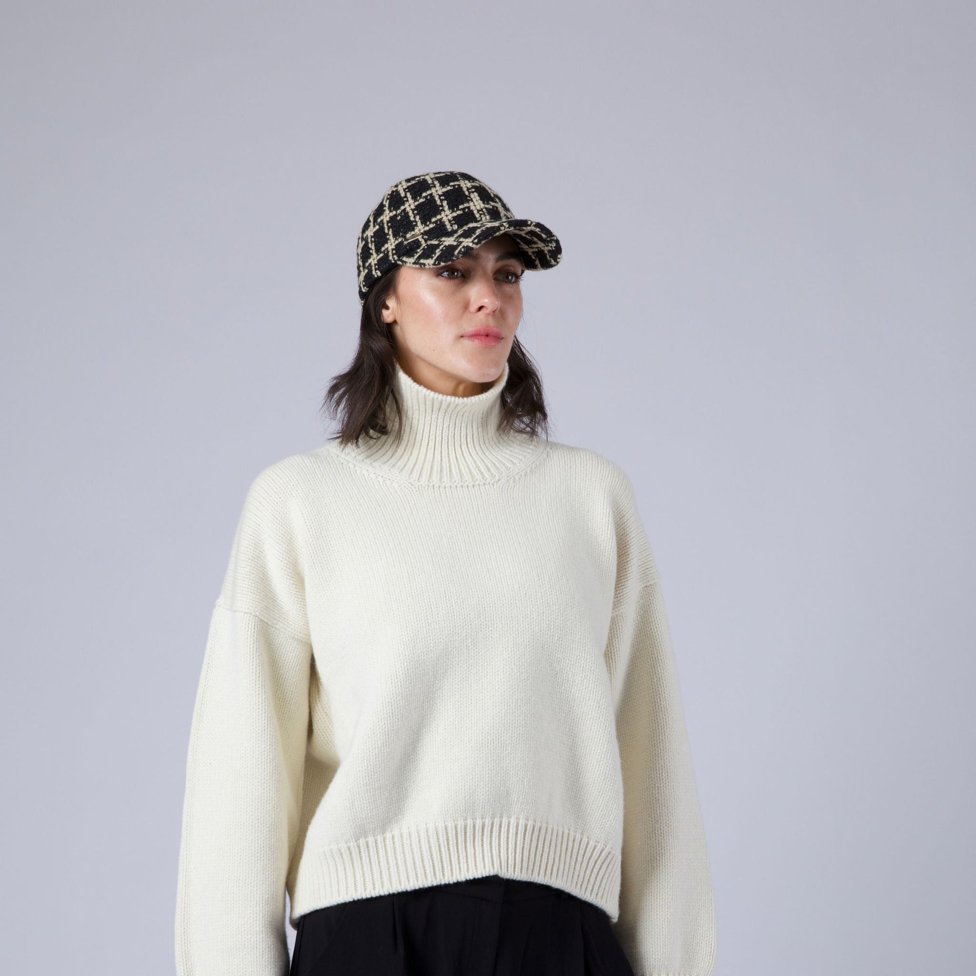 Lo Tweed | Black/Beige