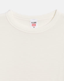 Womens | Hanes Waffle Baby Long Sleeve | Off White