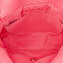 Chanel | Pre-Owned Mini Quilted Calfskin Bubbly Flap | Pink