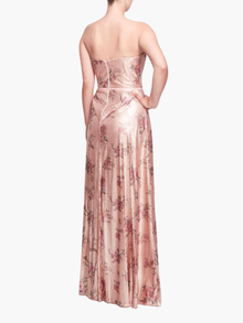 Avola Floral Gown | Blush