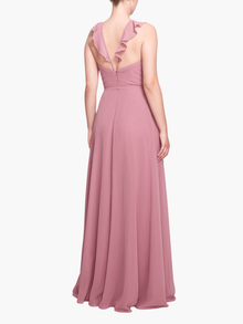 Pavia Solid Gown | Mauve