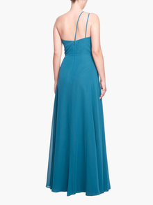 Pescara Peek-A-Boo Gown | Emerald