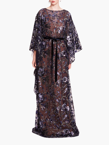 Climbing Vines Kaftan Gown | Crystal Ocean