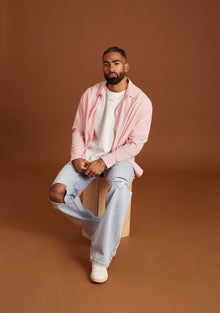 Mens | Timothy Button Down | Baby Pink