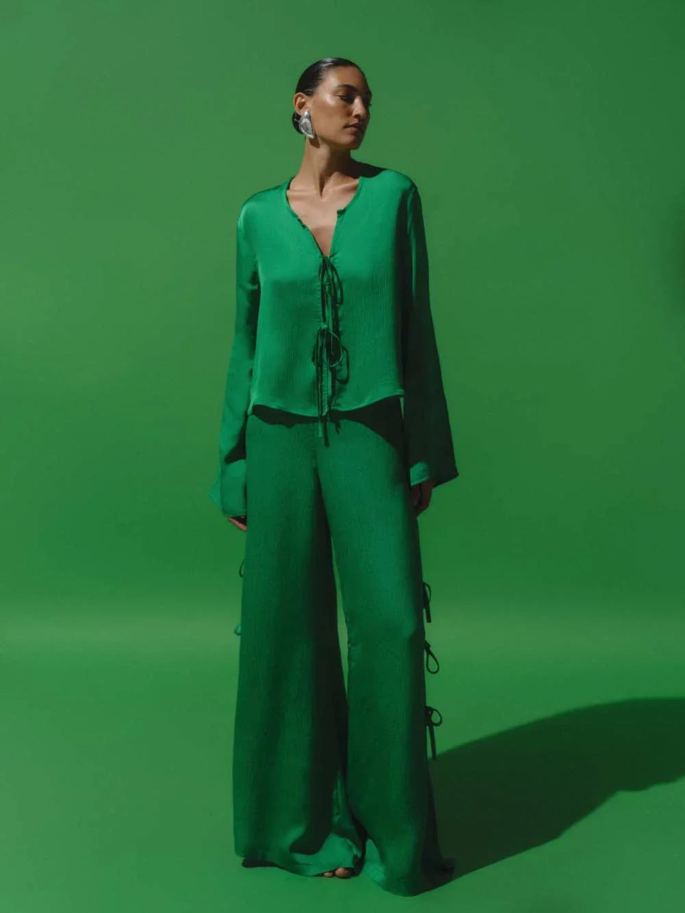 Parma Blouse | Emerald Green