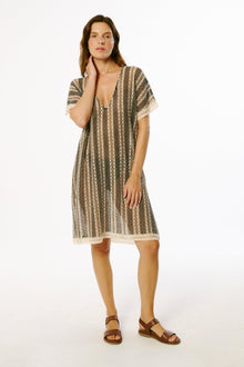 Santorini Knit Cover Up | Black