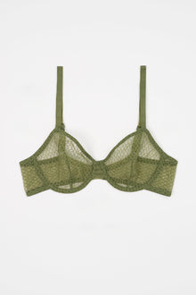Kaleidoscope Underwire Bra | Olive