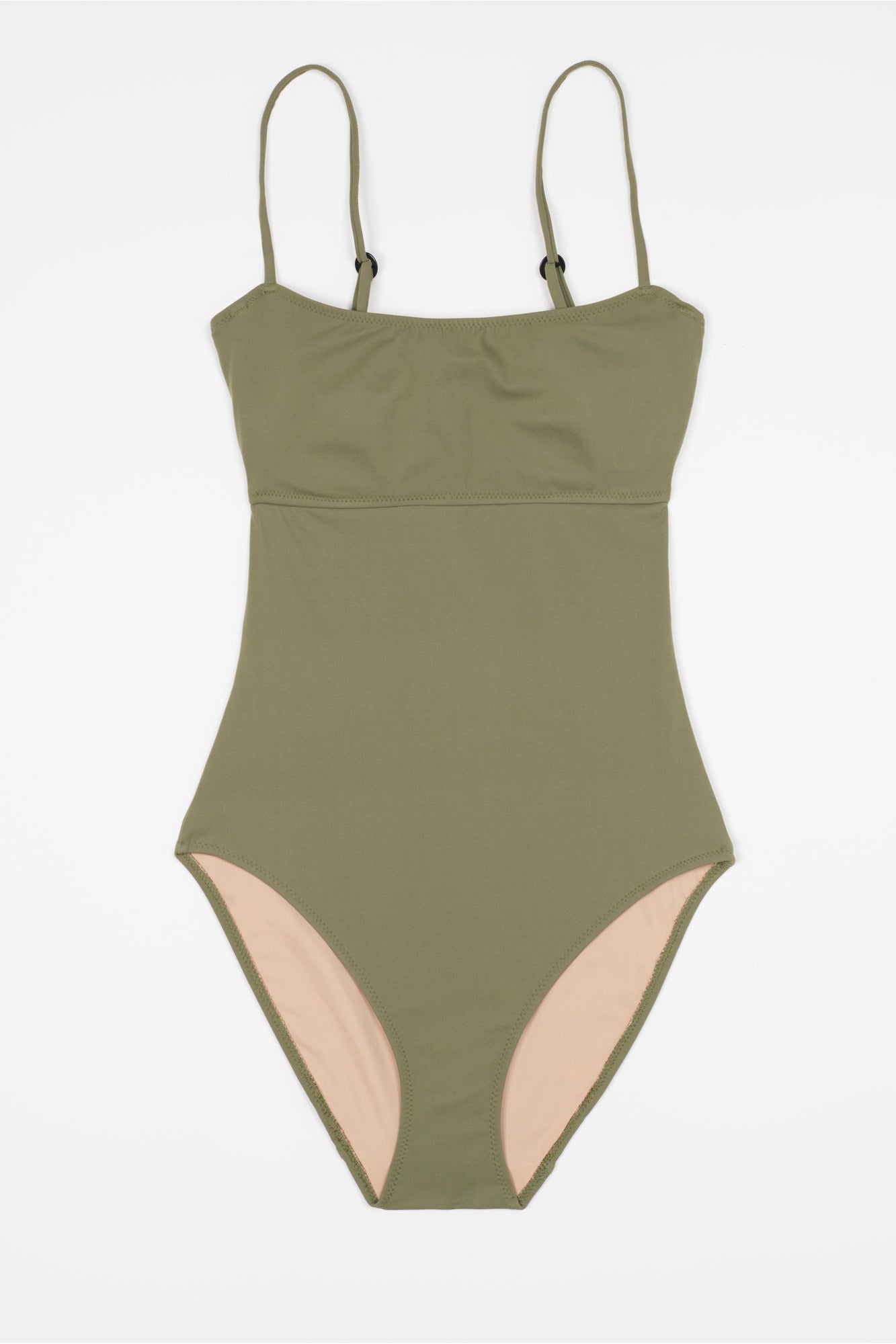 Essential U/W Cut Out  One Piece Suit | Olive