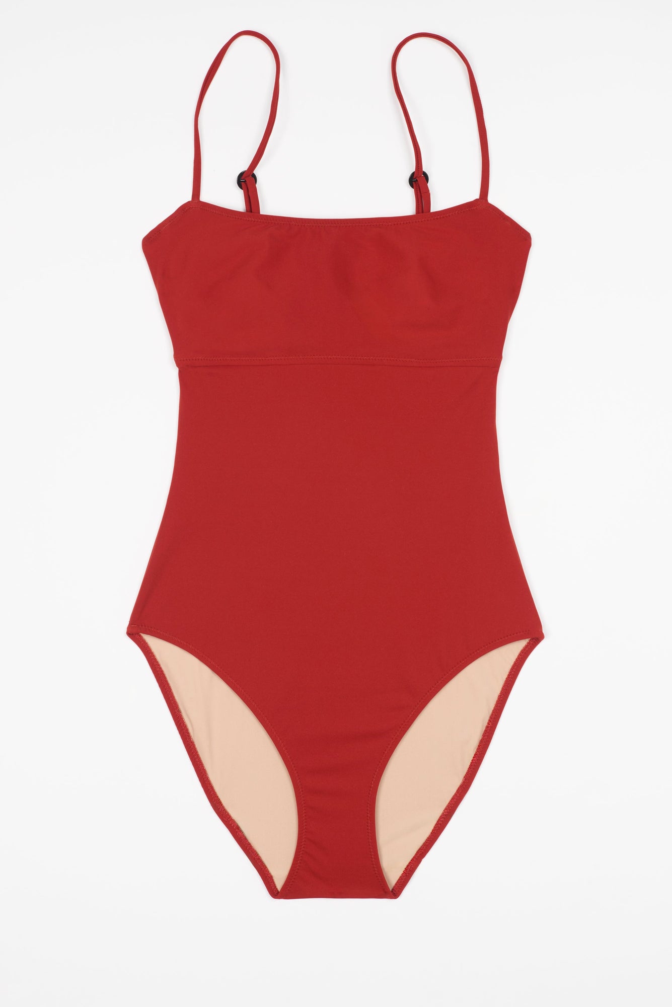 Essential U/W Cut Out  One Piece Suit | Crimson