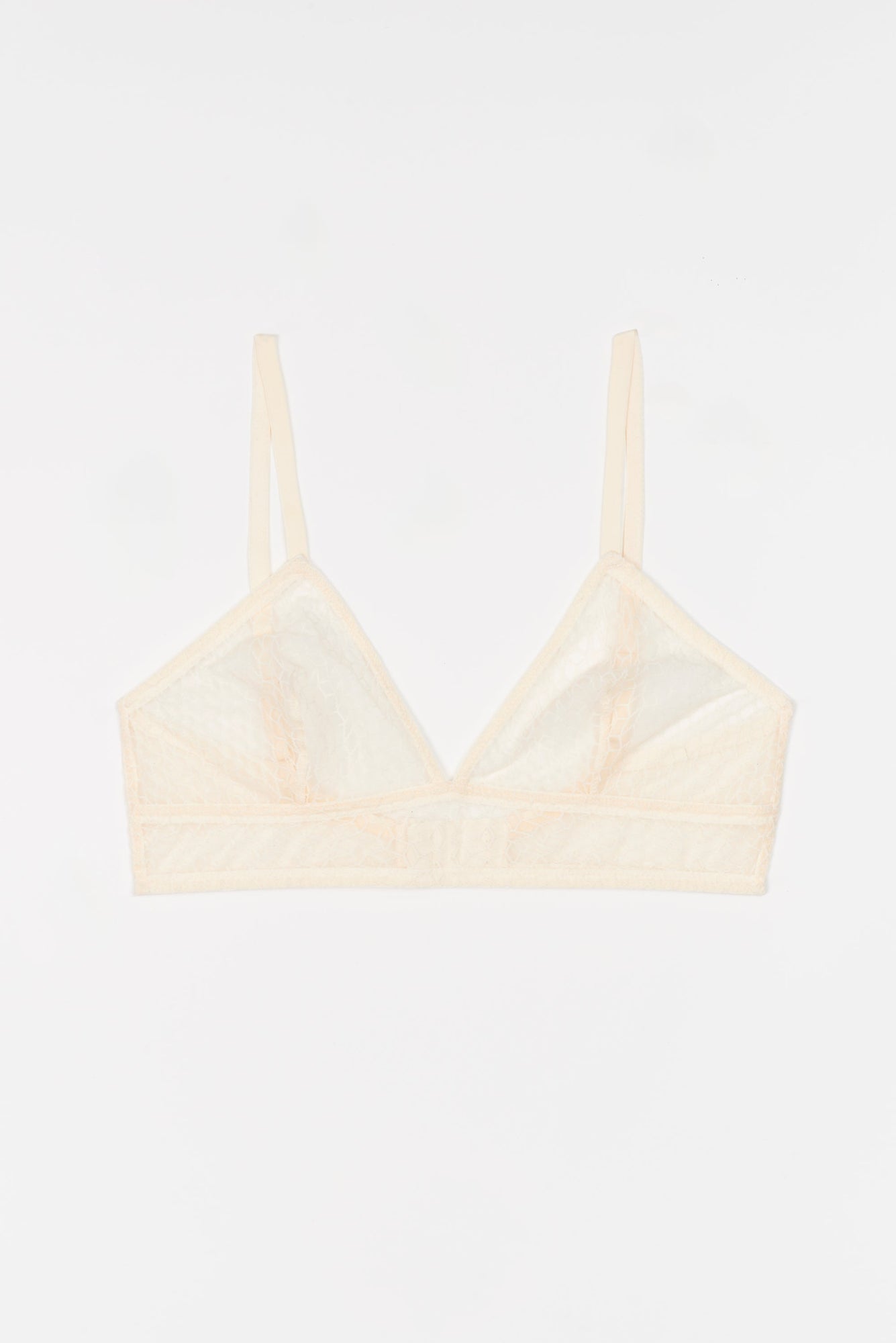 Kaleidoscope Soft Triangle Bra | Cream