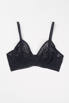 Pebble Underwire Bra  | Black