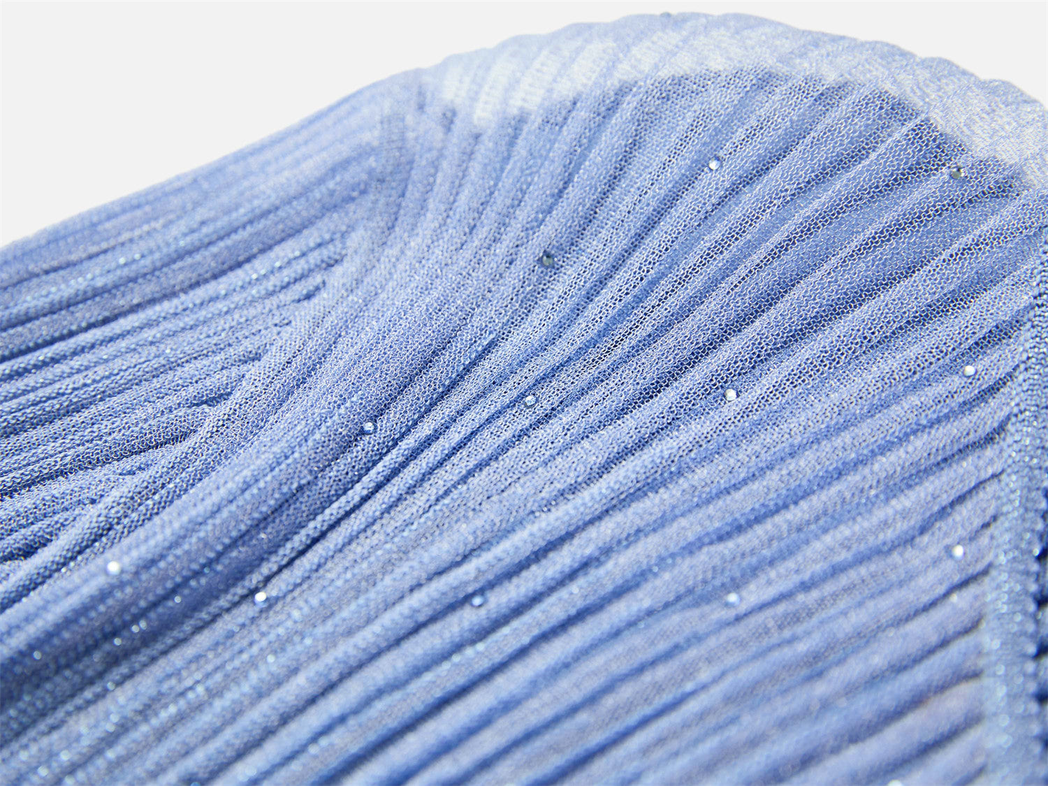 Silk-Acetate Knit Base Layer | Blue
