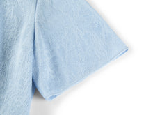 Mulberry Silk Jacquard Dress | Blue