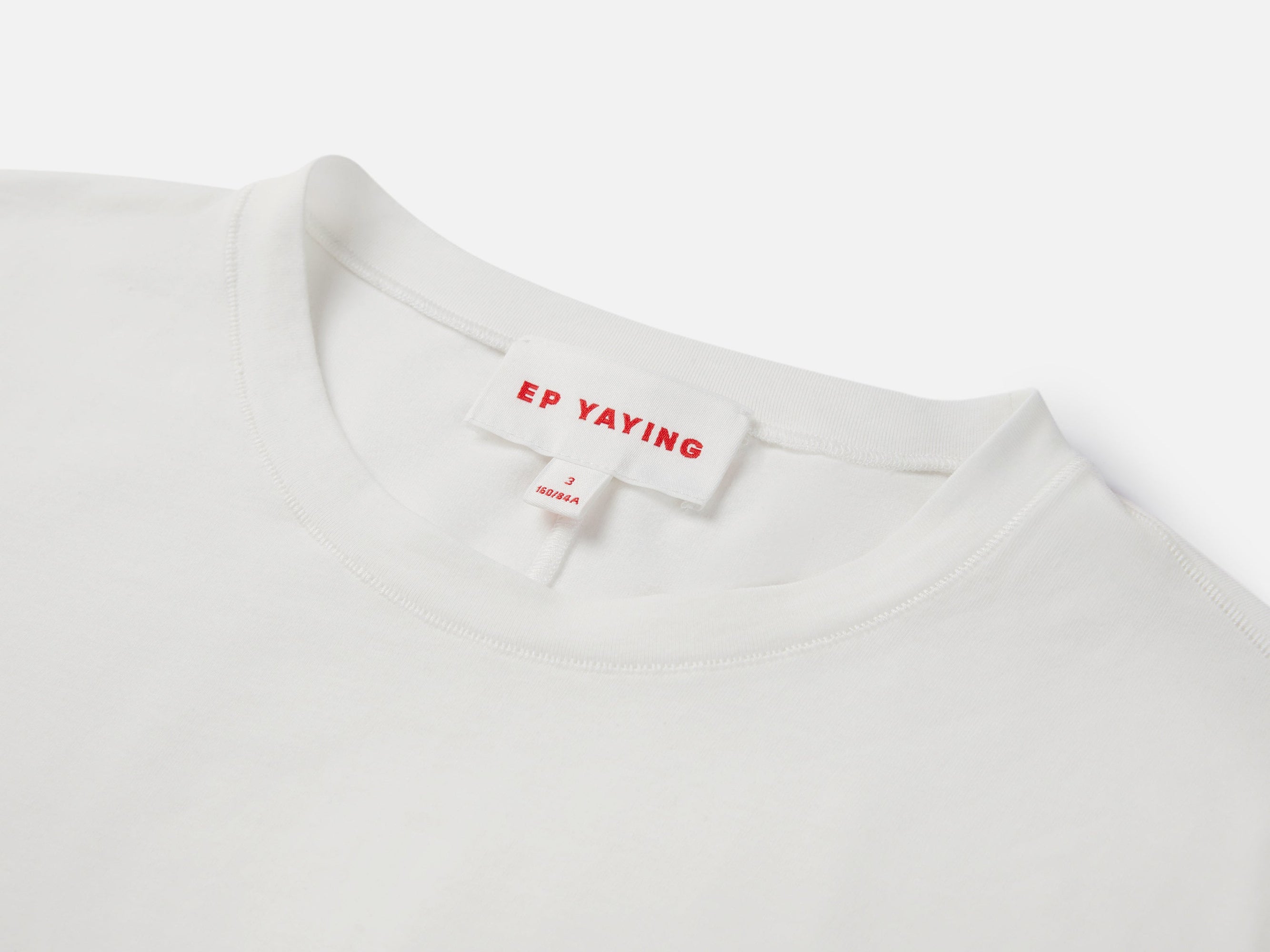 Cotton-Blend Tee | White