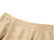 Chinese Style Dark Pattern Skirt | Khaki