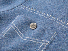 Wool Cashmere Top | Blue