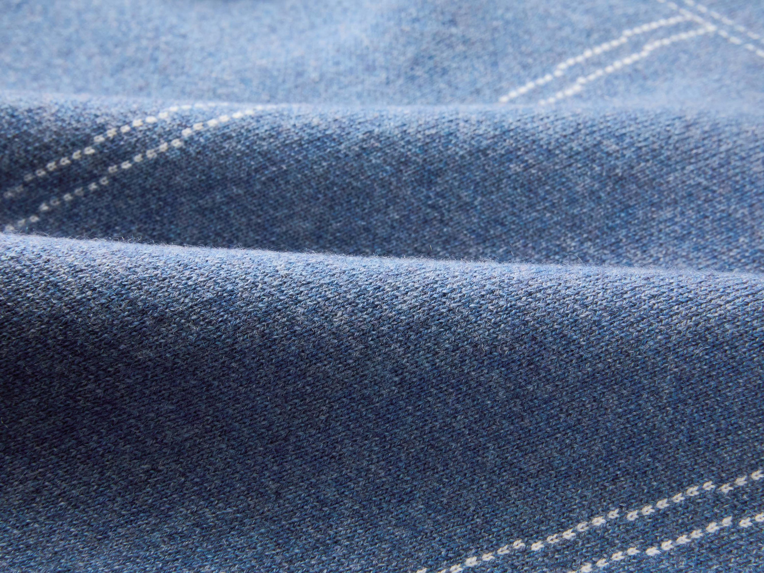 Wool Cashmere Top | Blue