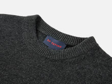 Ethnic Jacquard Cashmere Blended Knit Top | Grey