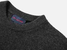 Ethnic Jacquard Cashmere Blended Knit Top | Grey