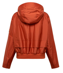 Short O-Shaped Jacket | Orange