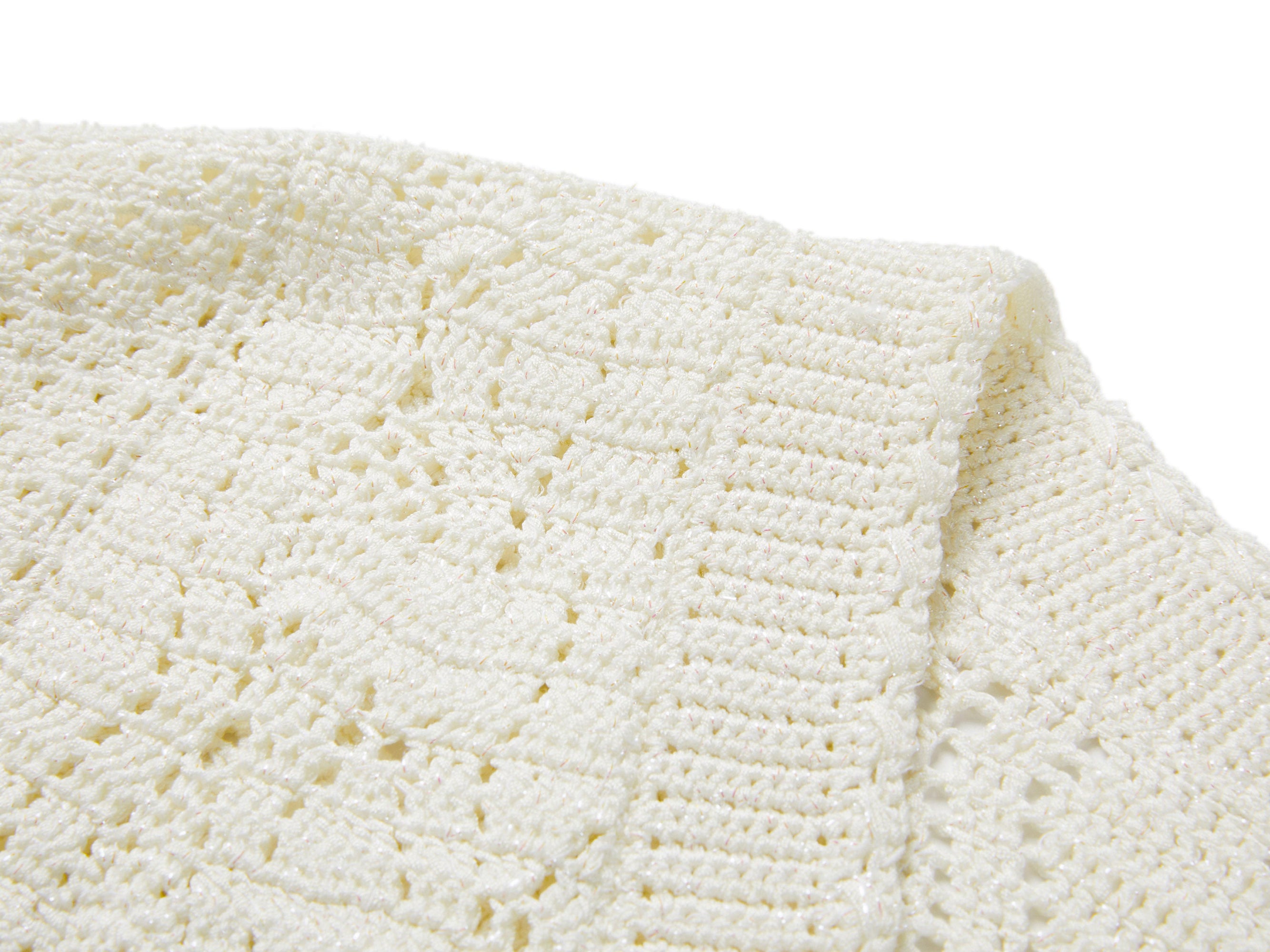 Textured Knit Top | White