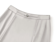 slim midi skirt | Grey