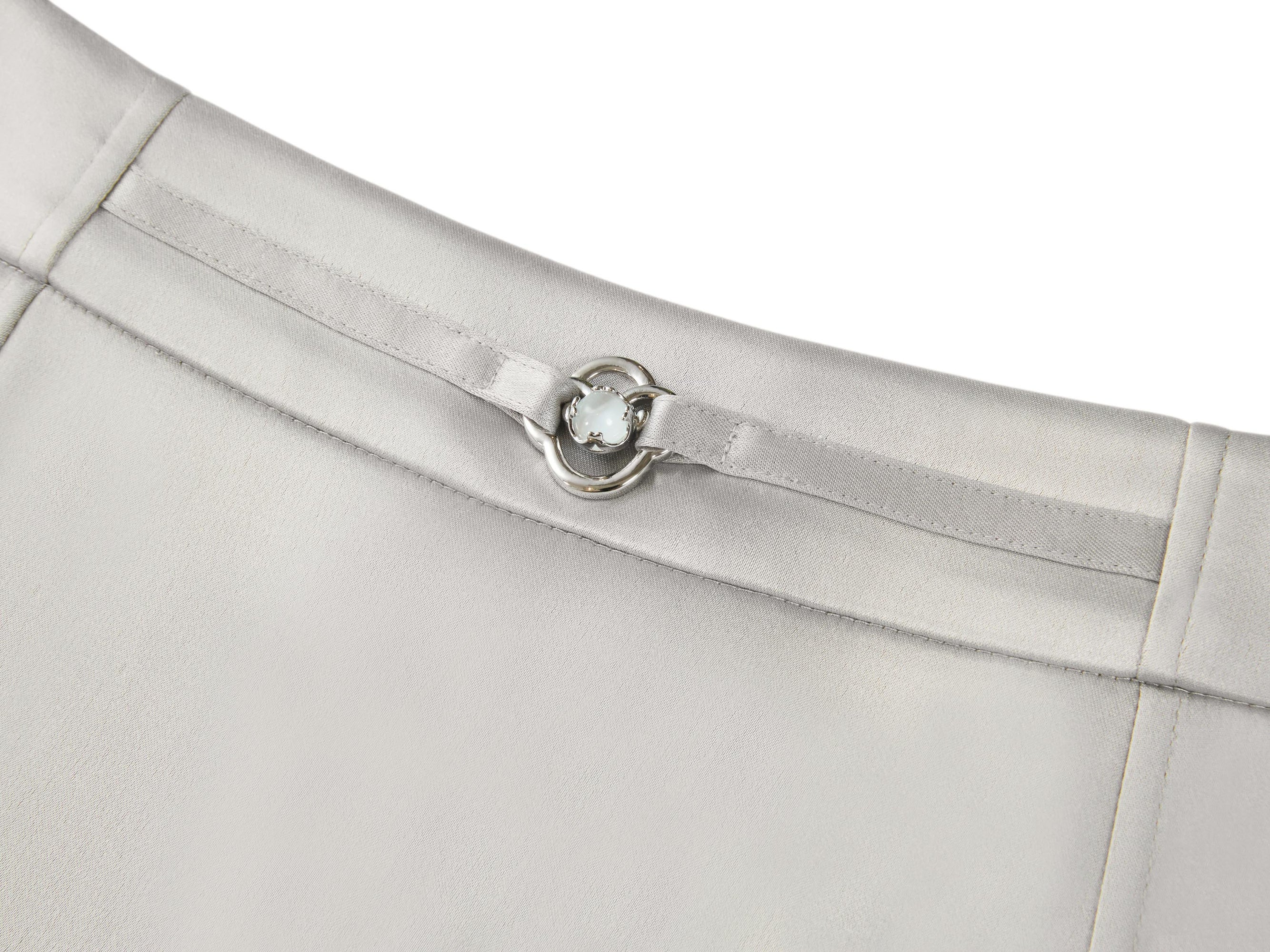 slim midi skirt | Grey