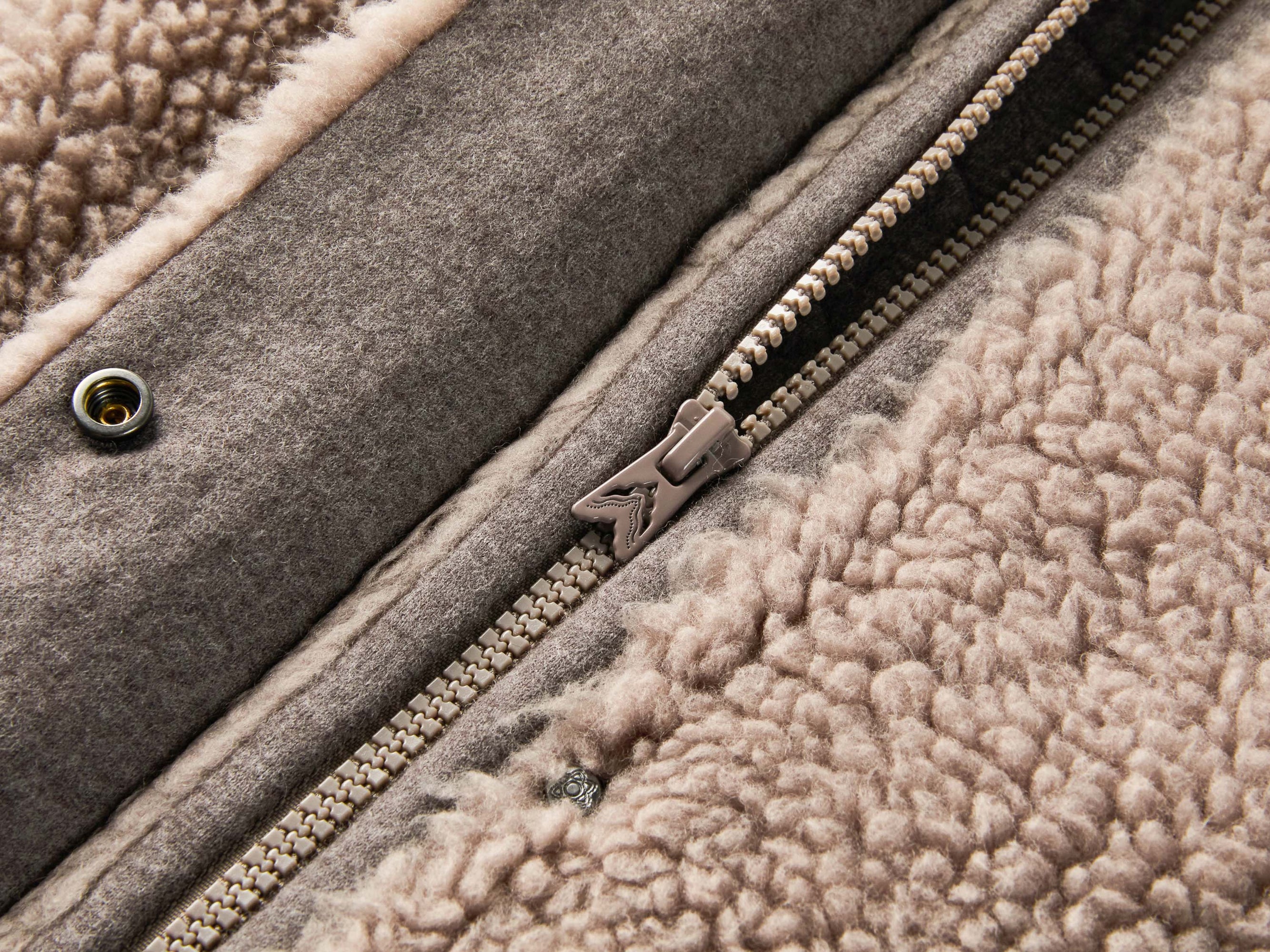 Wool Stand Collar Elegant Coat | Grey