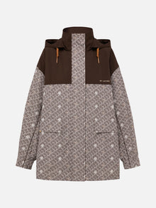 High V-Neck Jacket | Brown