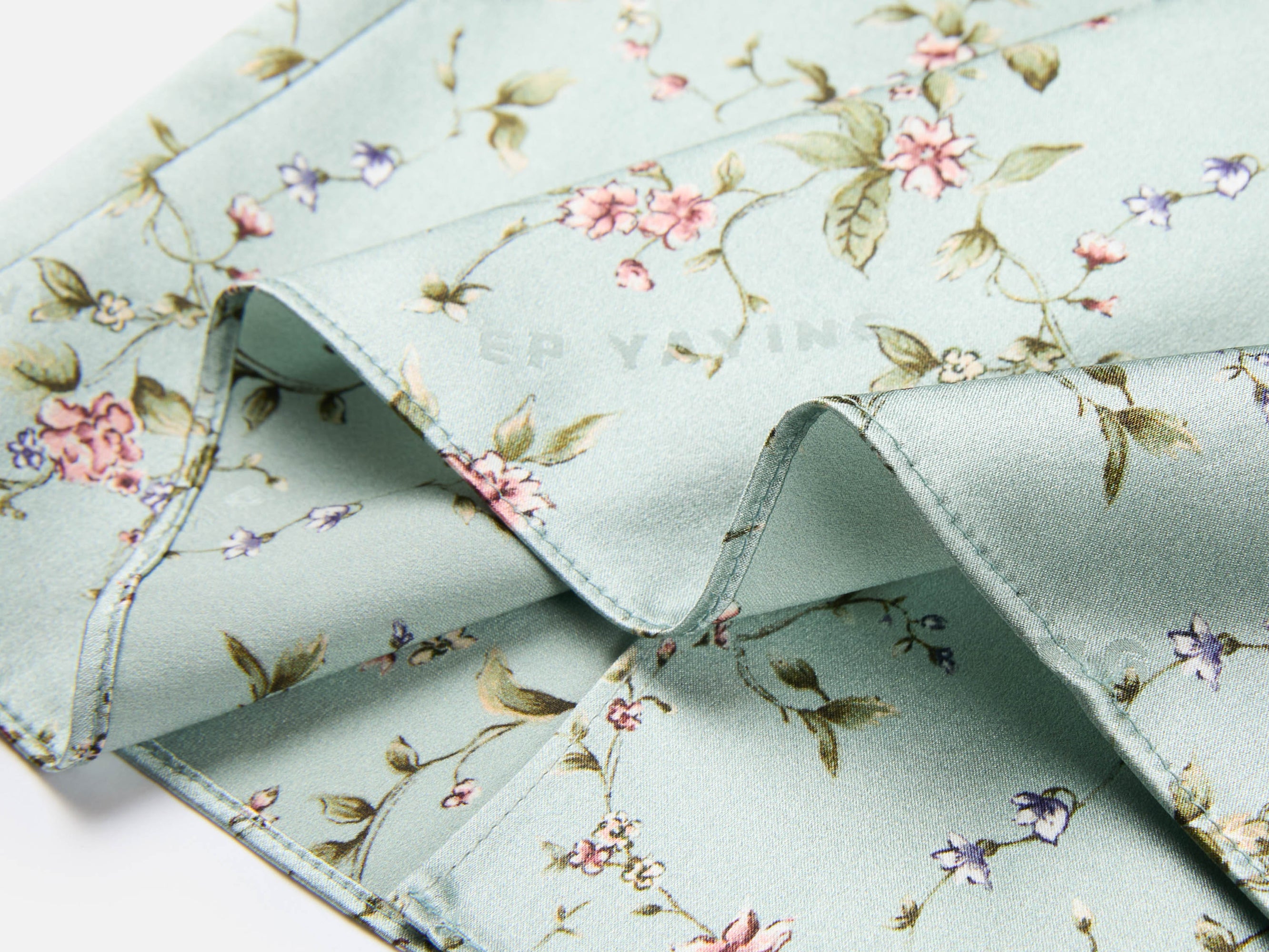 Silk Printed Tea Dress | Green